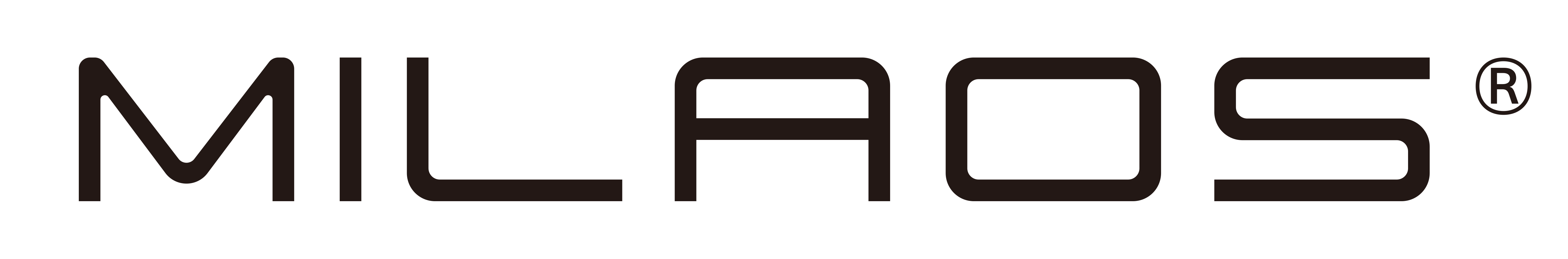 ミラオスブラックロゴ